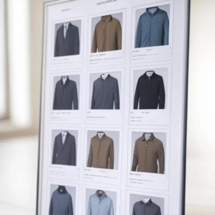 Férfi divat termékkategóriák menüje a WAFFLE ADVERTISING LTD webáruházban