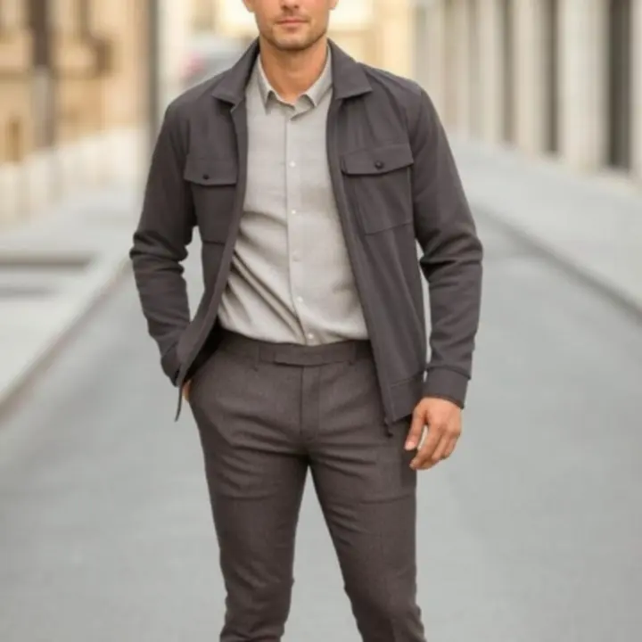 Modern férfi outfit a WAFFLE ADVERTISING LTD kiemelt kollekciójából